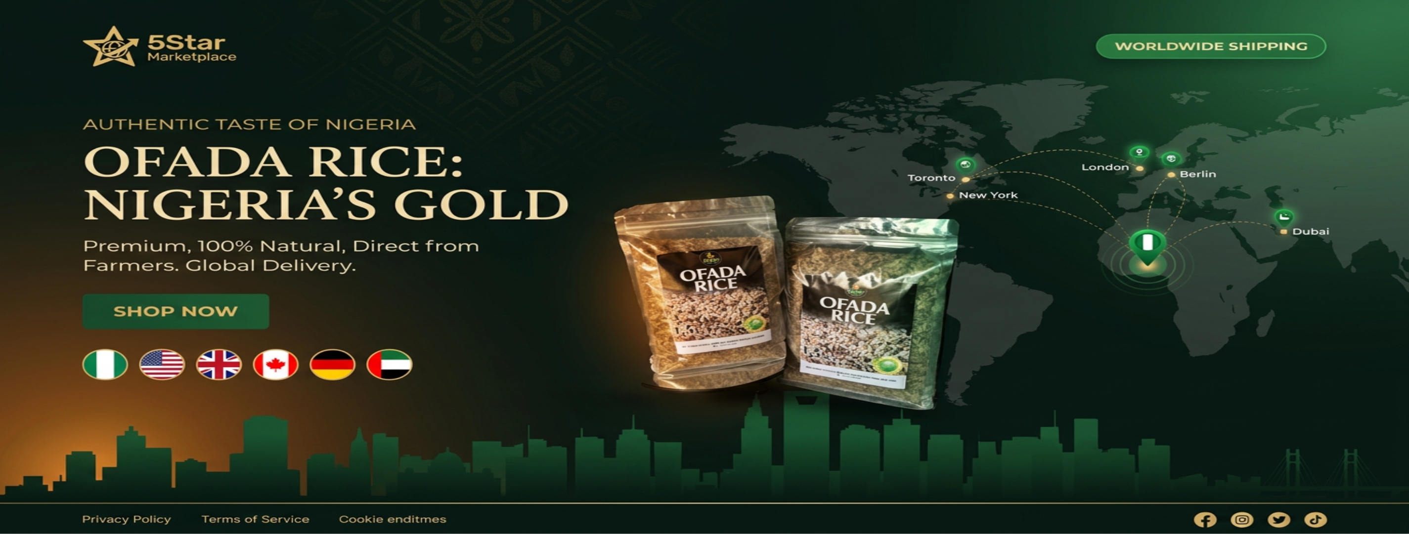 Shop Ofada to the world